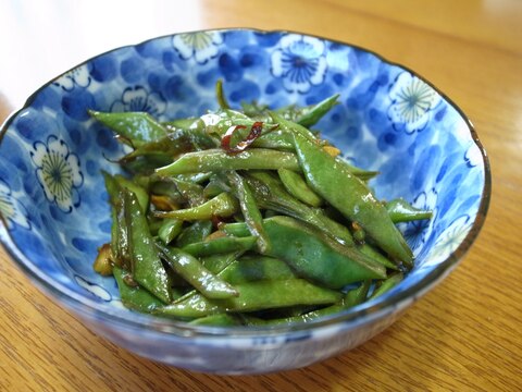 簡単!モロッコいんげん☆甘辛炒め♪